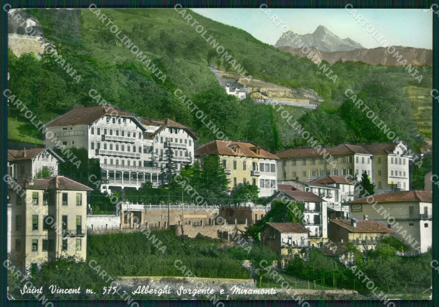 Aosta Saint Vincent Foto FG cartolina ZK6722 – fronte