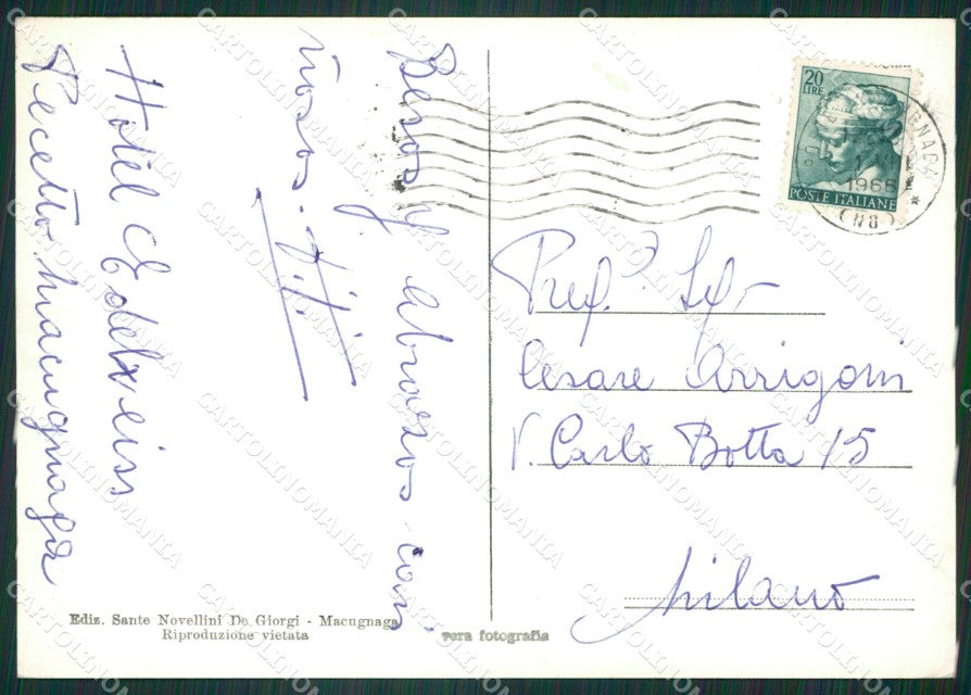 Verbania Macugnaga Pecetto Foto FG cartolina ZK6726 – retro
