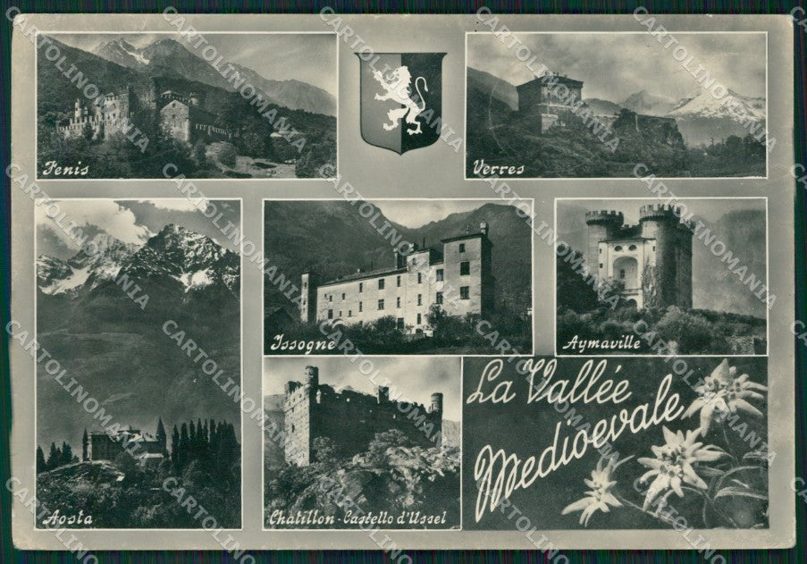 Aosta Castelli Foto FG cartolina ZK6730 – fronte