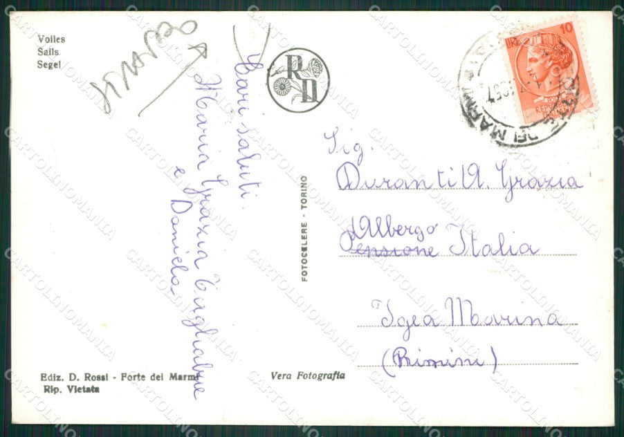 Lucca Forte dei Marmi STRAPPO Foto FG cartolina ZK6746 – retro