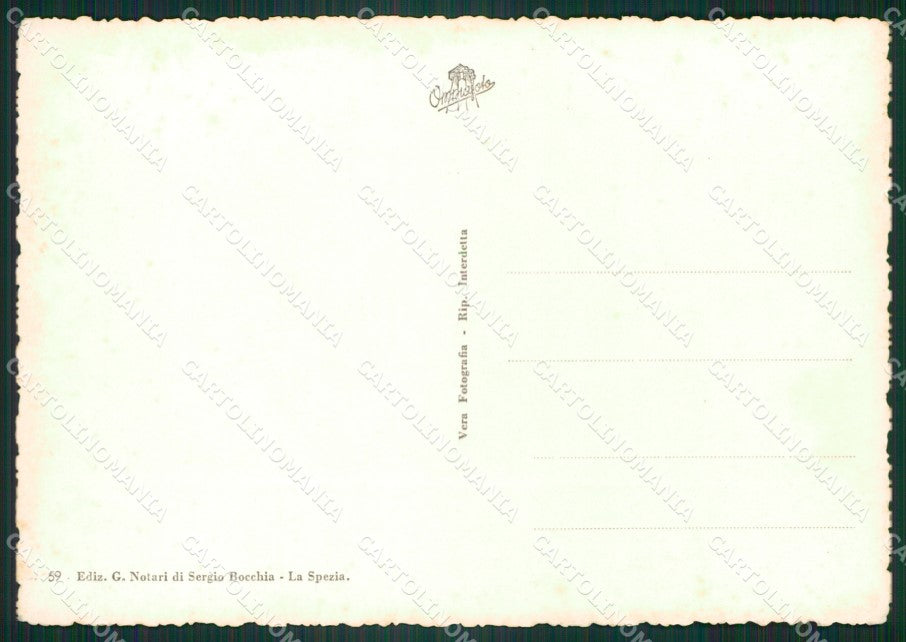 La Spezia Lerici Battello Foto FG cartolina ZK6750 – retro