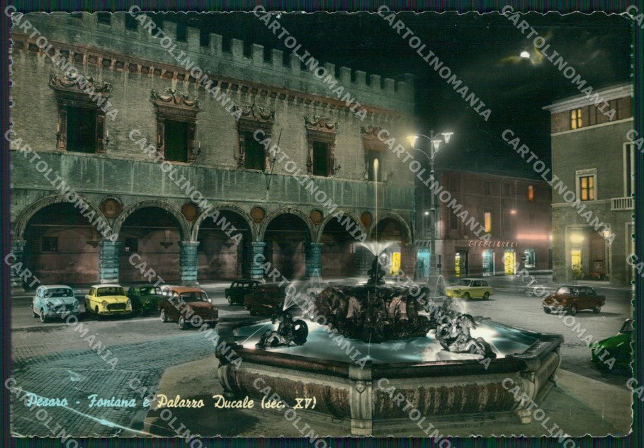Pesaro Città Fontana COLLA Foto FG cartolina ZK6760 – fronte