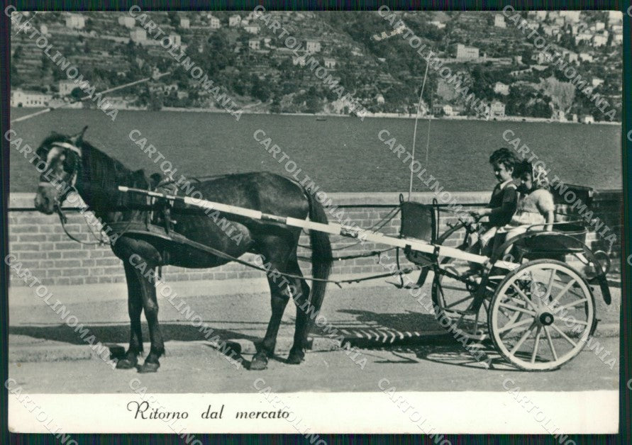 Lecco Città ? Carretto PIEGHINA Foto FG cartolina ZK6769 – fronte