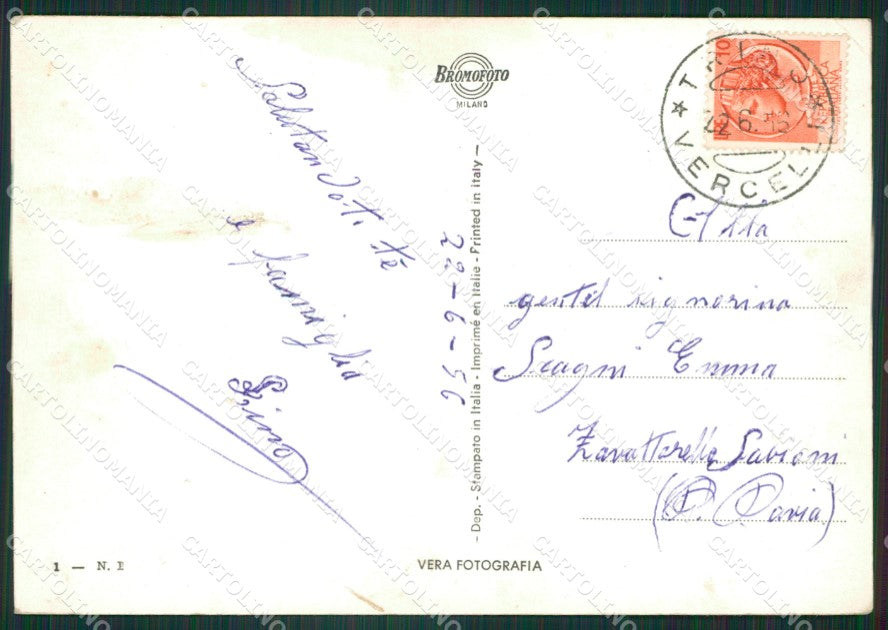 Lecco Città ? Carretto PIEGHINA Foto FG cartolina ZK6769 – retro