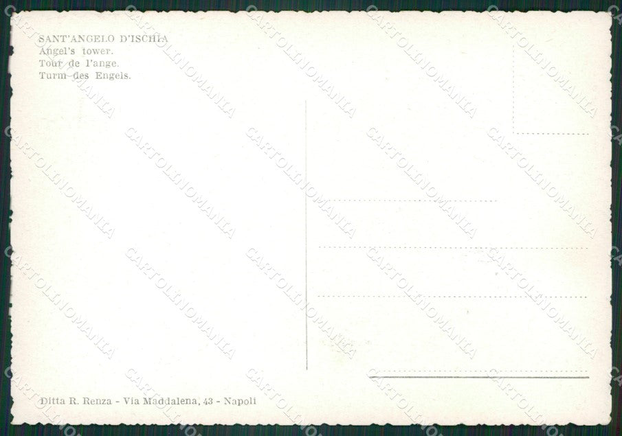 Napoli Ischia Sant'Angelo di FG cartolina ZK6776 – retro