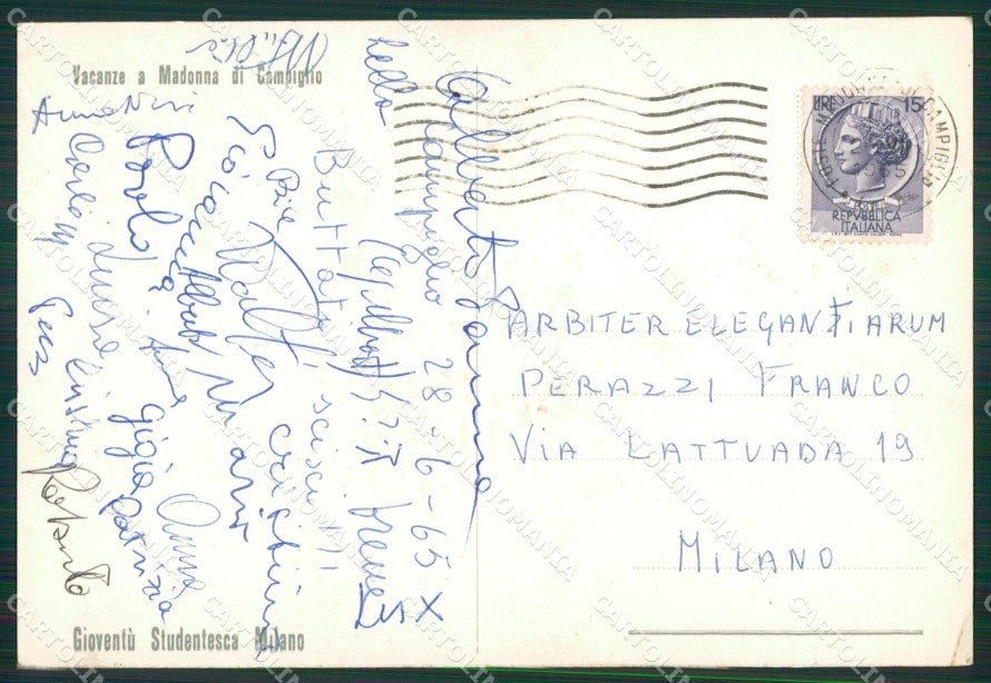 Trento Pinzolo Madonna di Campiglio FG cartolina ZK6792 – retro