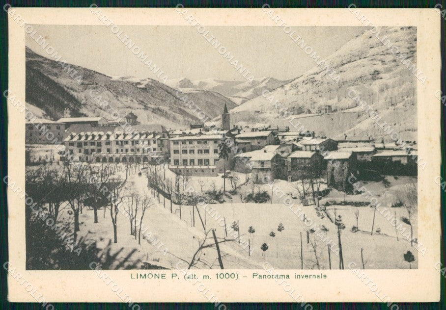Cuneo Limone Piemonte Nevicata FG cartolina ZK6794 – fronte