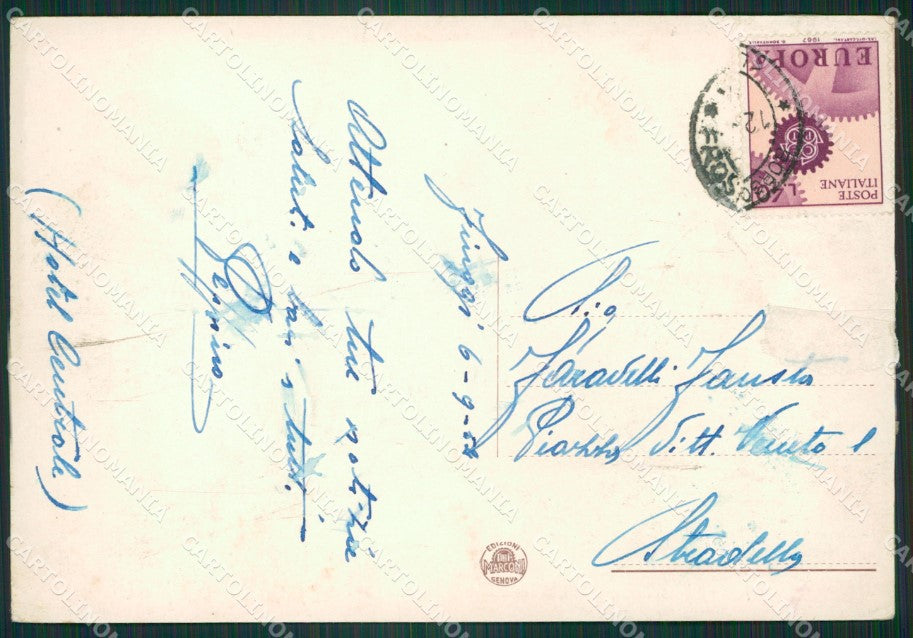 Frosinone Fiuggi Fonte ABRASA FG cartolina ZK6802 – retro