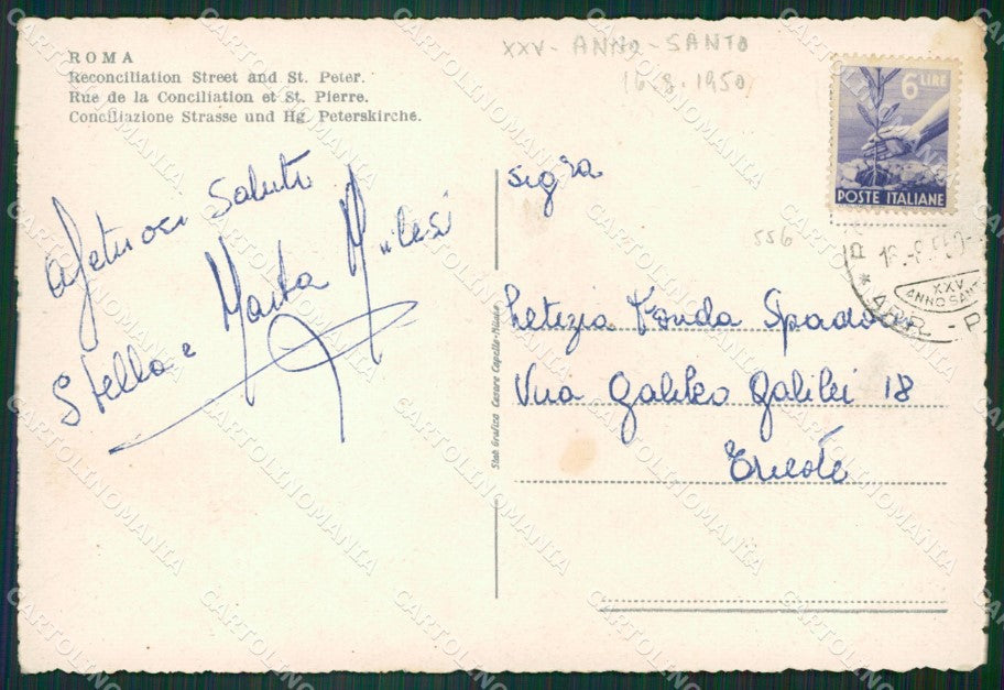 Roma Città Auto FG cartolina ZK6814 – retro