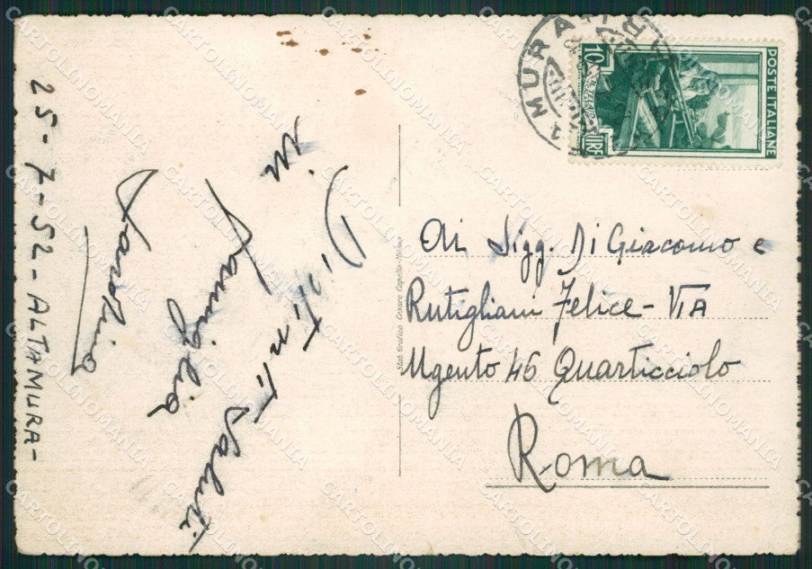 Bari Città FG cartolina ZK6835 – retro