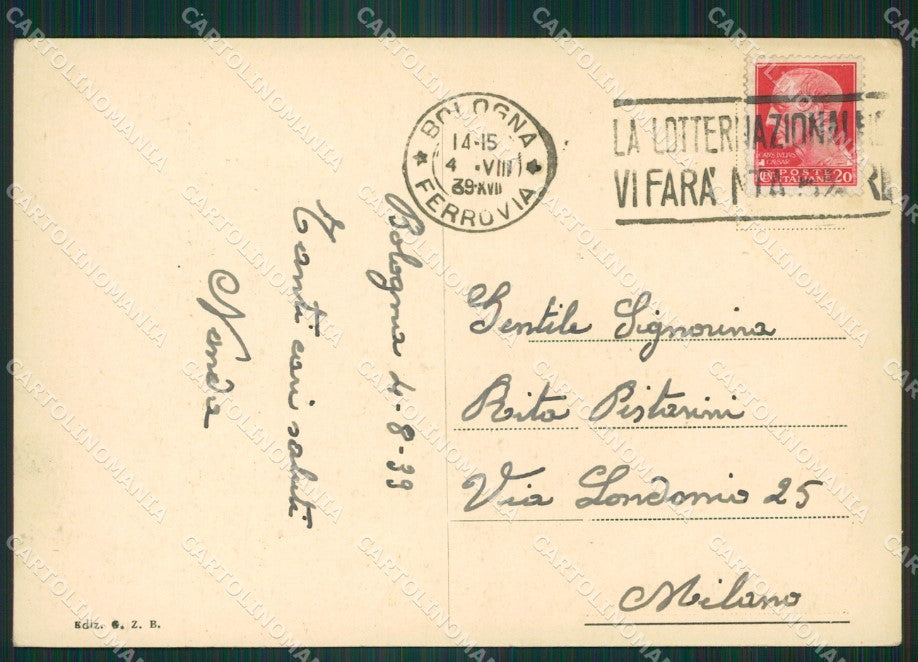 Bologna Città FG cartolina ZK6847 – retro