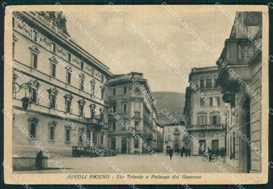 Ascoli Piceno Città Palazzo del Governo Auto FG cartolina ZK6871 – fronte