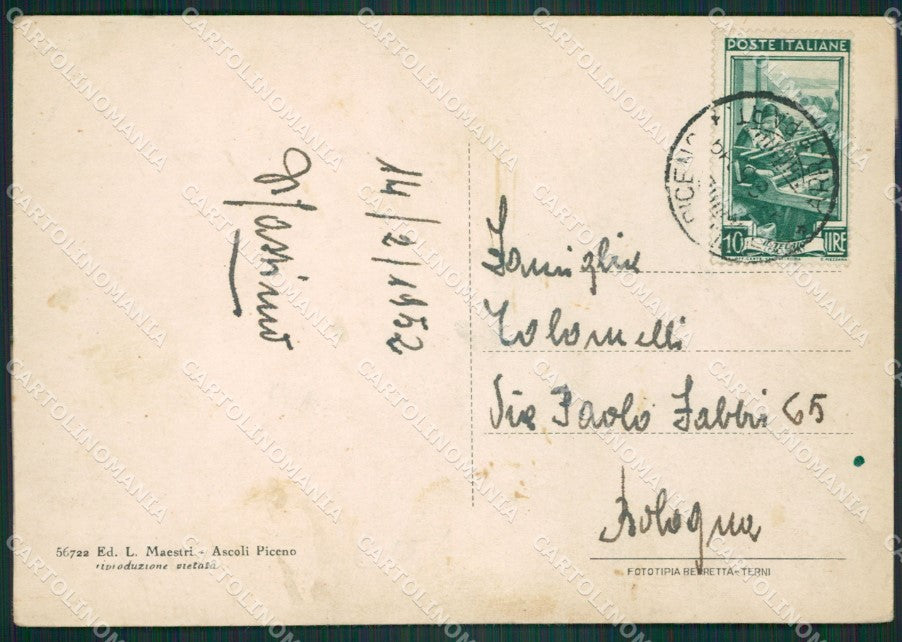 Ascoli Piceno Città Auto FG cartolina ZK6872 – retro
