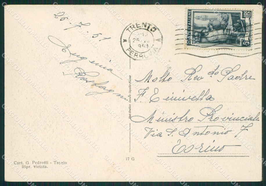 Trento Città FG cartolina ZKM6886 – retro