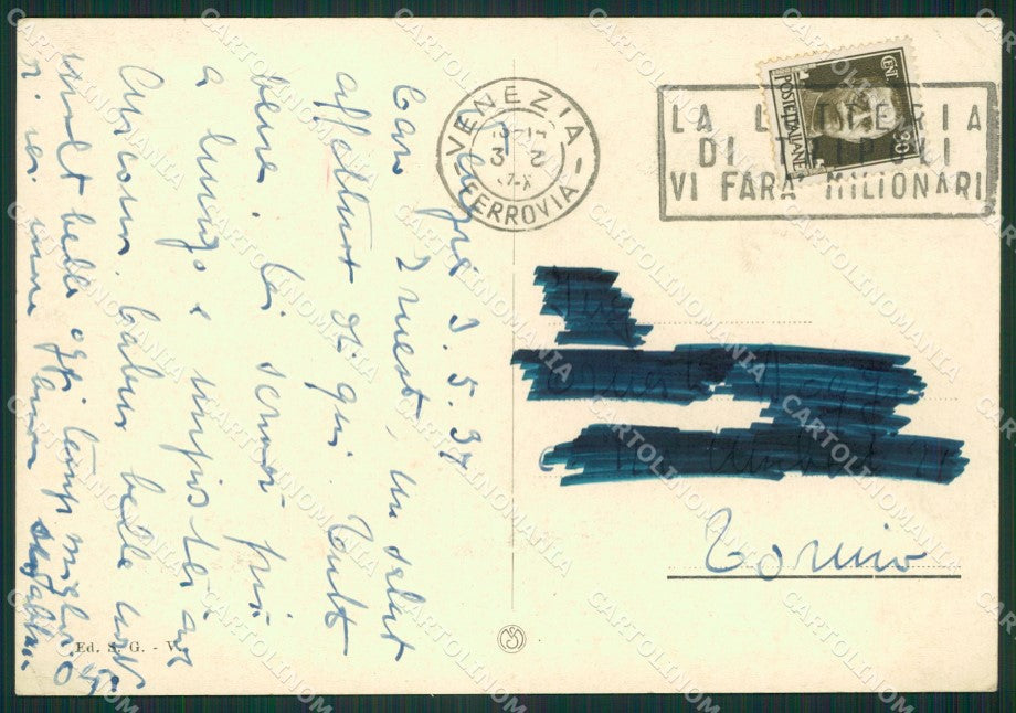 Venezia Città Auto FG cartolina ZKM6890 – retro