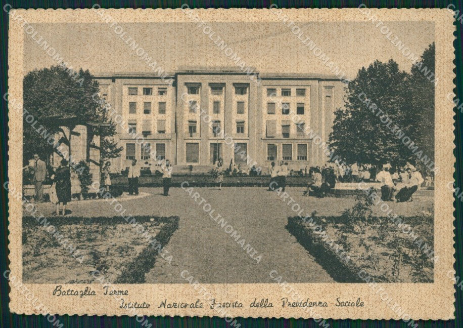Padova Battaglia Terme Fascismo FG cartolina ZKM6897 – fronte