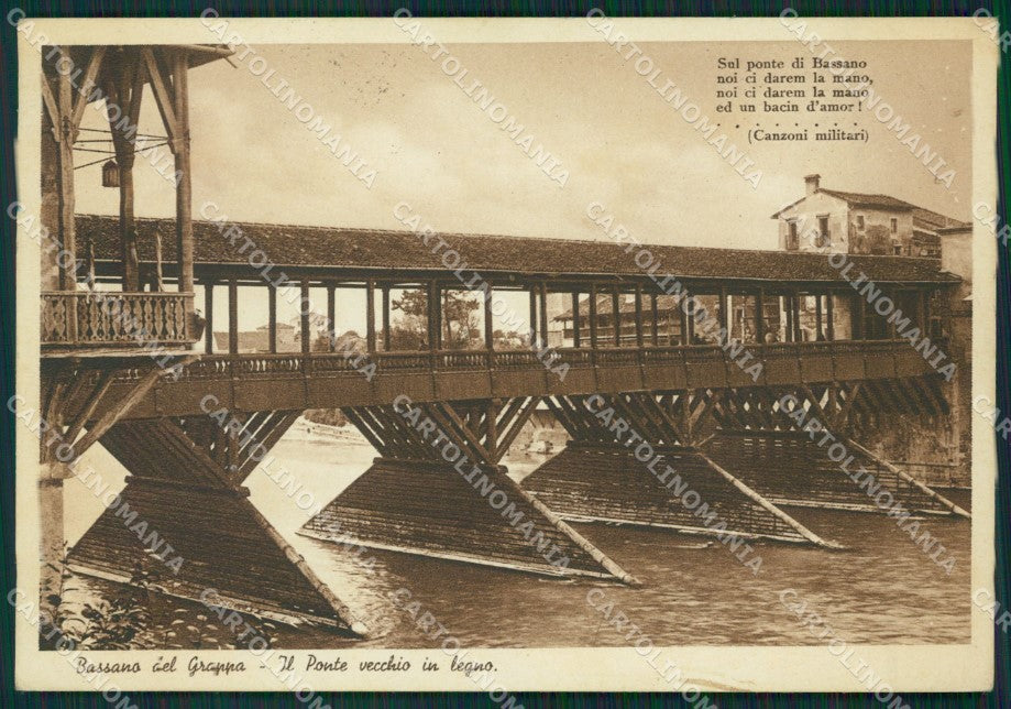Vicenza Bassano del Grappa FG cartolina ZKM6906 – fronte