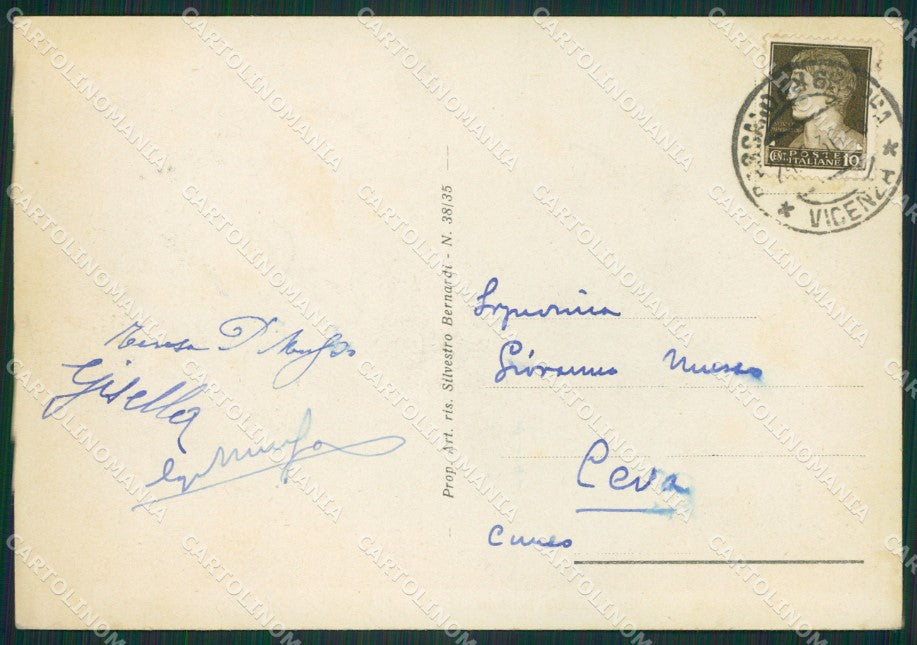 Vicenza Bassano del Grappa FG cartolina ZKM6906 – retro
