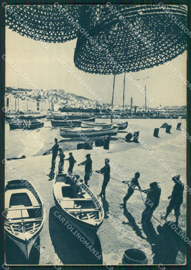 Napoli Città Barche FG cartolina ZKM6910 – fronte