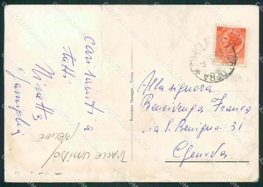 Avellino Solofra TRACCE UMIDO PIEGHE FG cartolina ZKM6917 – retro