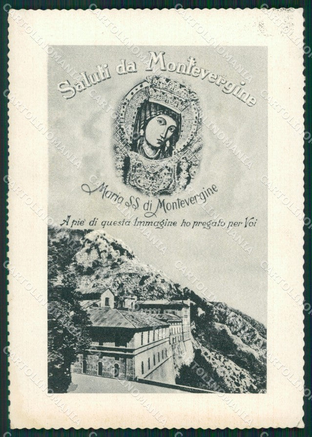 Avellino Mercogliano Montevergine Saluti da FG cartolina ZKM6919 – fronte