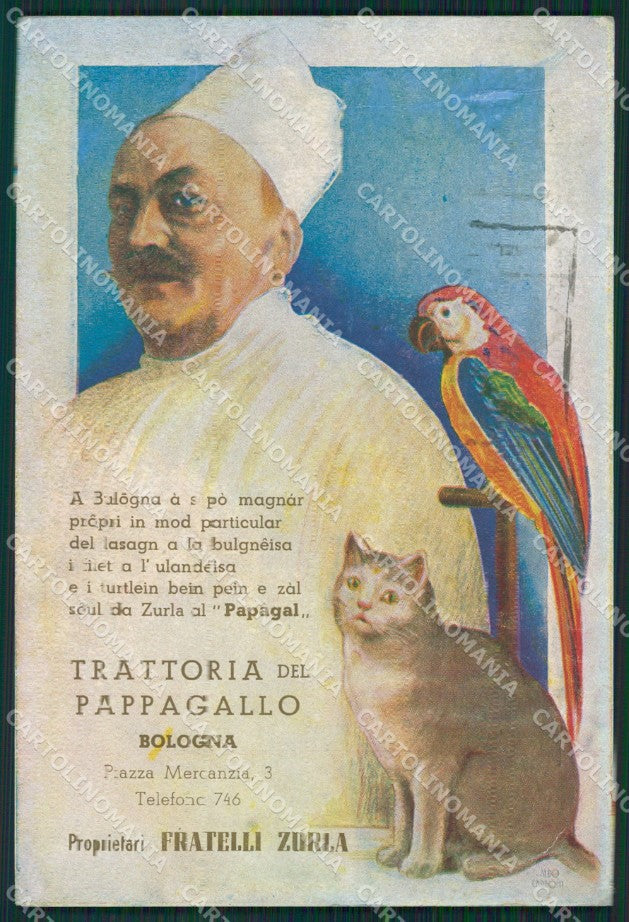 Bologna Città Pubblicitaria PIEGHINA RESTAURATA FG cartolina ZKM6940 – fronte