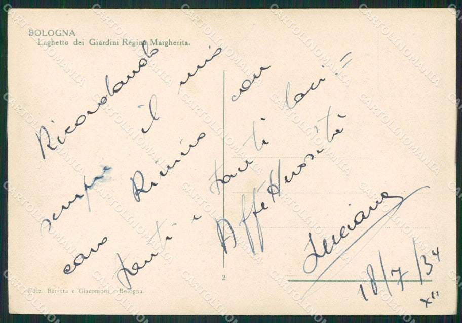 Bologna Città FG cartolina ZKM6942 – retro