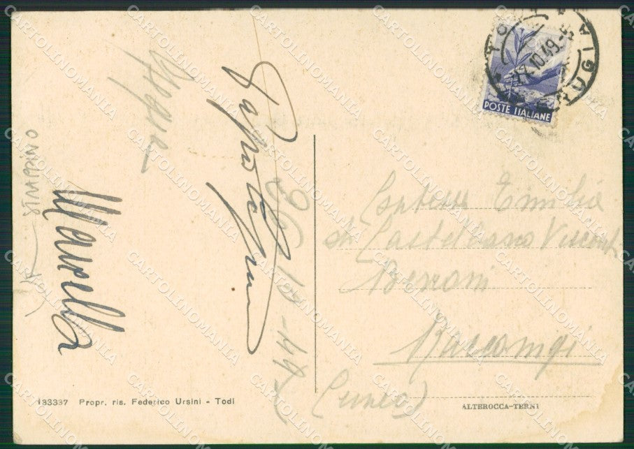Perugia Todi SRAPPINO FG cartolina ZKM6956 – retro
