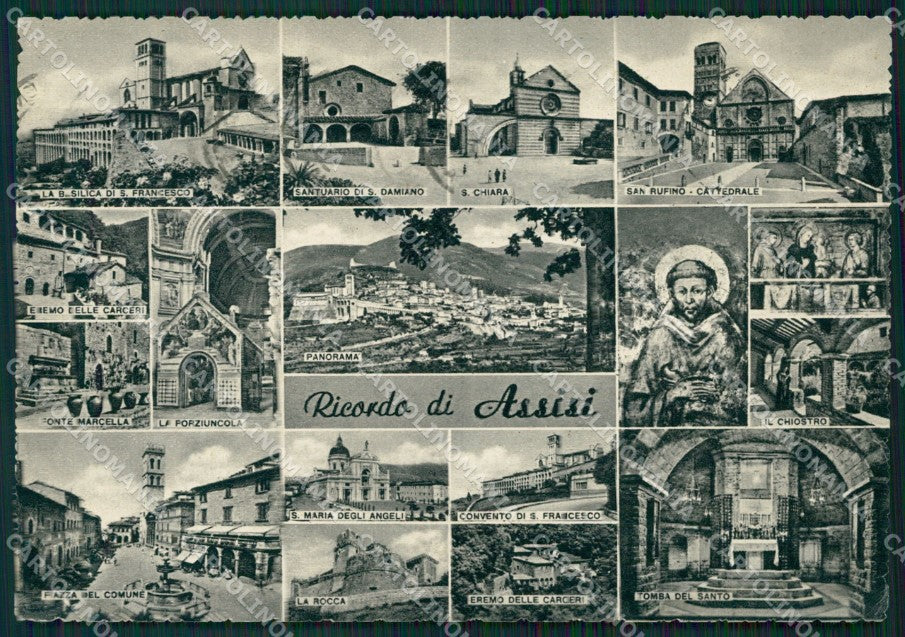 Perugia Assisi ABRASA FG cartolina ZKM6958 – fronte