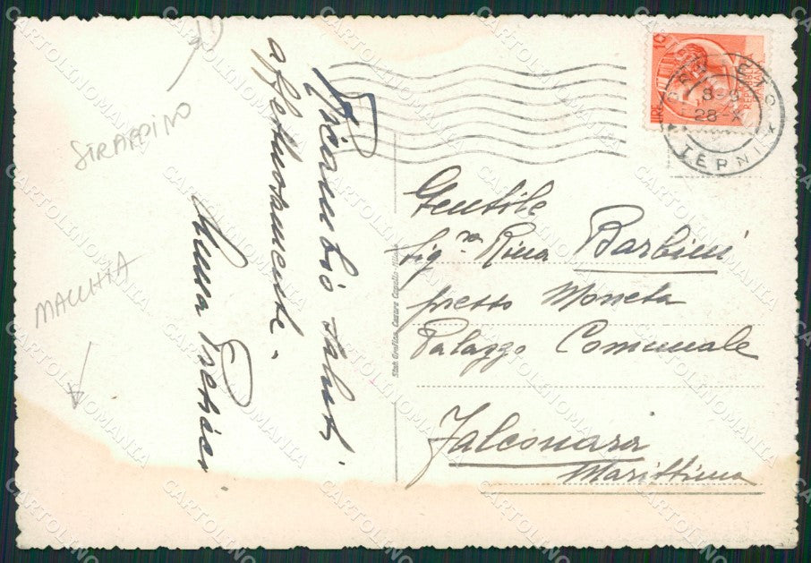 Terni Orvieto STRAPPINO MACCHIA FG cartolina ZKM6965 – retro