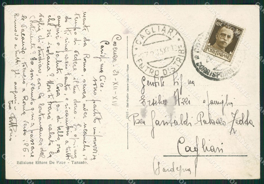 Cosenza Città MACCHIA FG cartolina ZKM6974 – retro