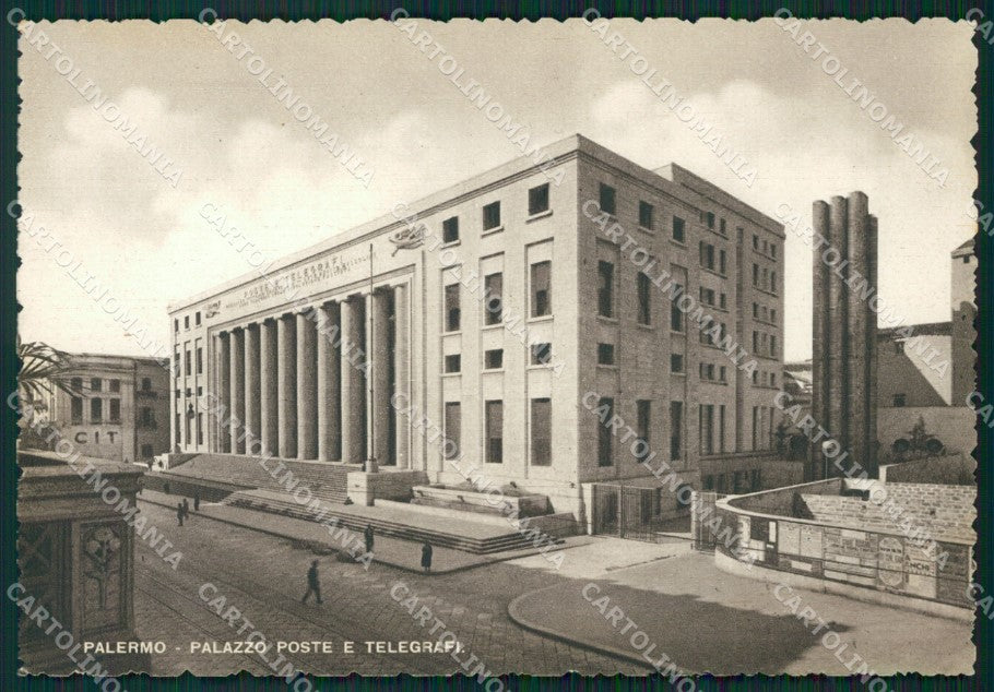 Palermo Città Poste PIEGHINA FG cartolina ZKM6977 – fronte