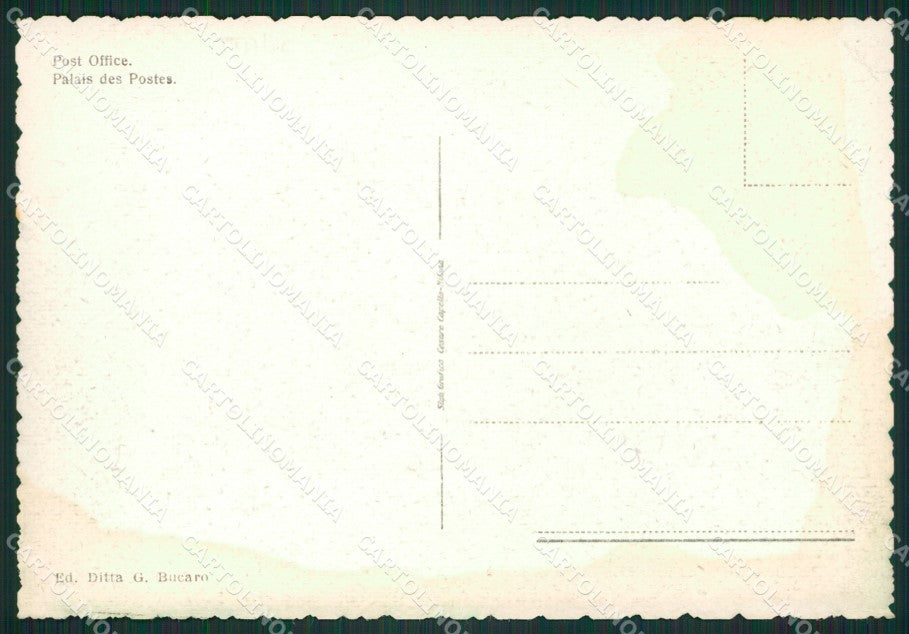 Palermo Città Poste PIEGHINA FG cartolina ZKM6977 – retro
