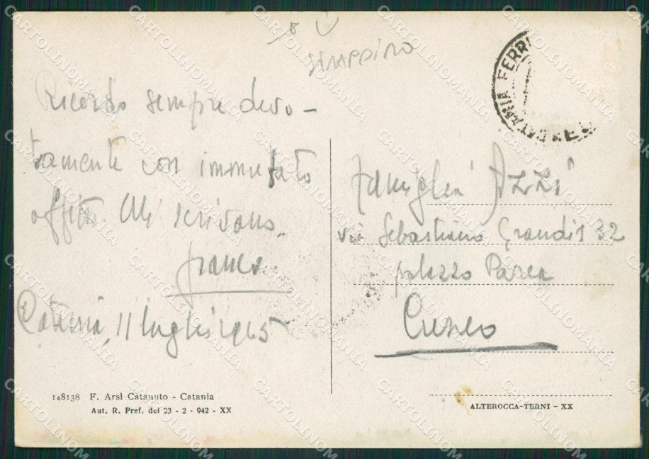 Catania Città STRAPPINO FG cartolina ZKM6980 – retro