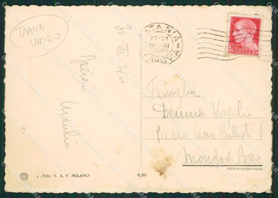 Catania Città TRACCE UMIDO FG cartolina ZKM6983 – retro