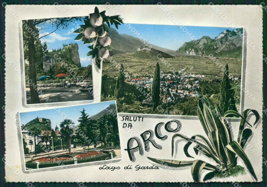 Trento Arco Saluti da Foto FG cartolina ZKM6999 – fronte