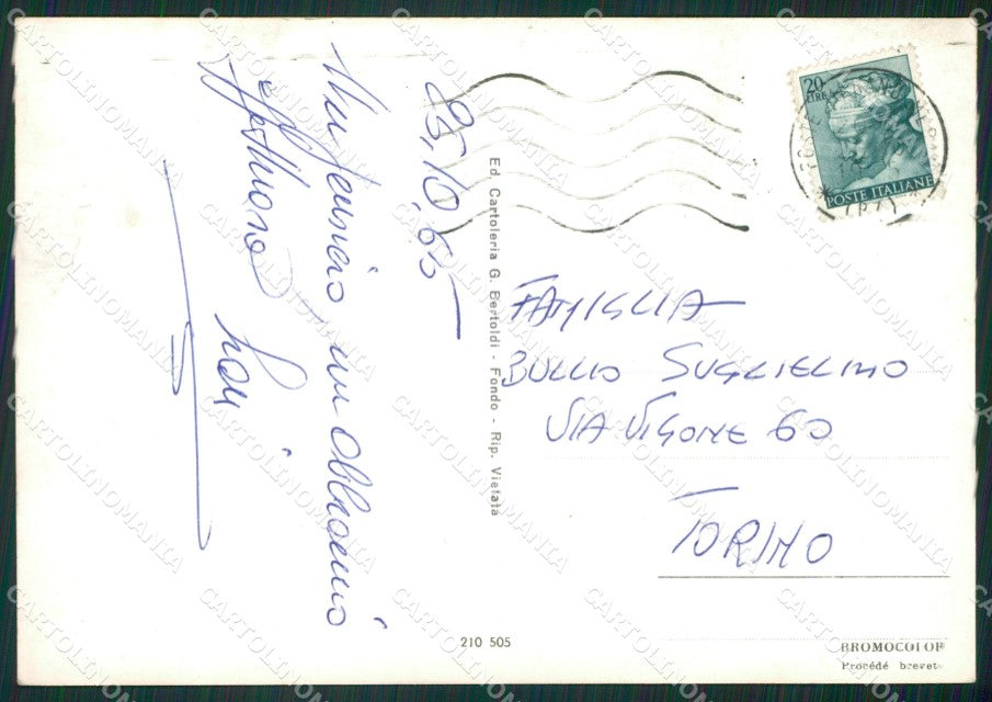 Trento Fondo Foto FG cartolina ZKM7005 – retro