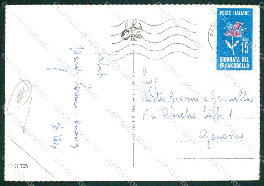 Trento Moena PIEGA Foto FG cartolina ZKM7012 – retro