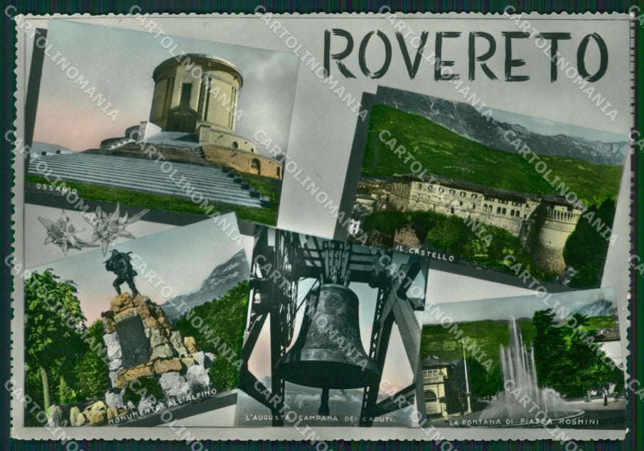 Trento Rovereto Campana Foto FG cartolina ZKM7015 – fronte