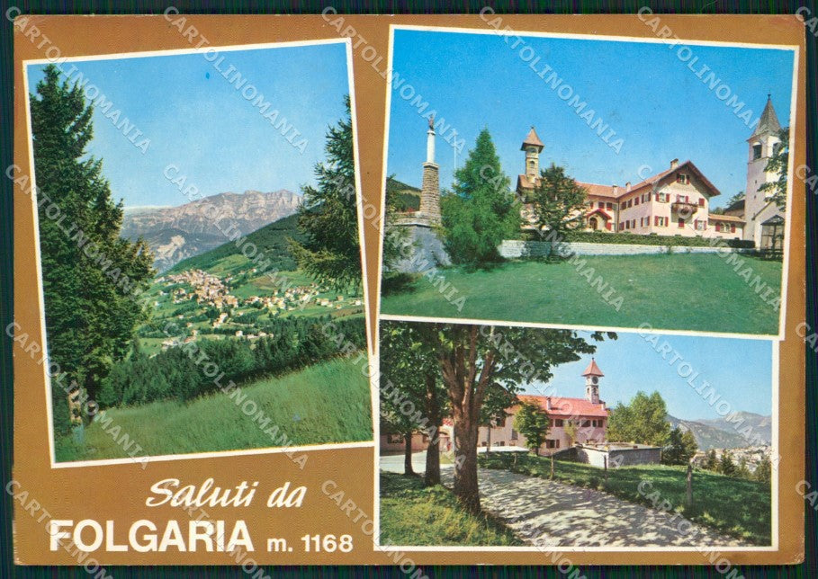 Trento Folgaria Saluti da Foto FG cartolina ZKM7020 – fronte