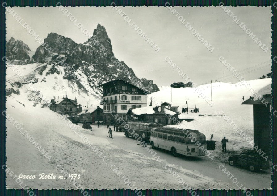 Trento Siròr Passo Rolle Corriera Foto FG cartolina ZKM7021 – fronte