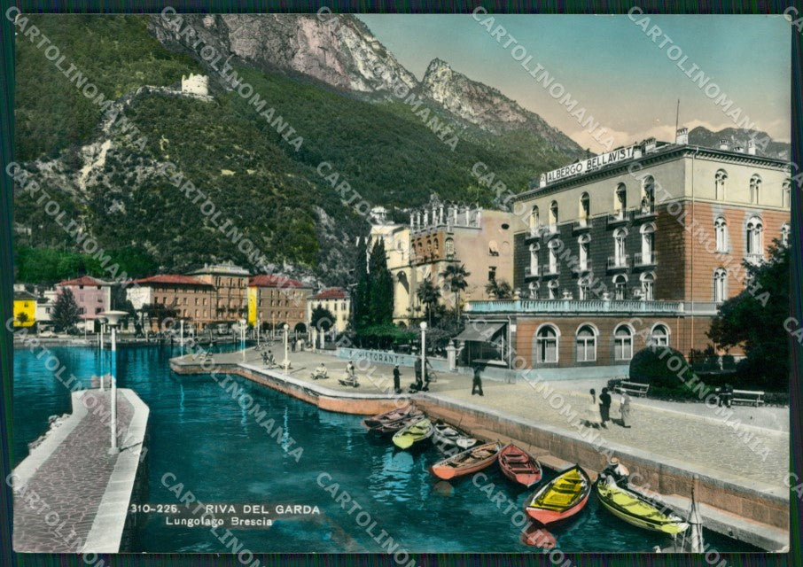 Trento Riva del Garda Barche Foto FG cartolina ZKM7024 – fronte