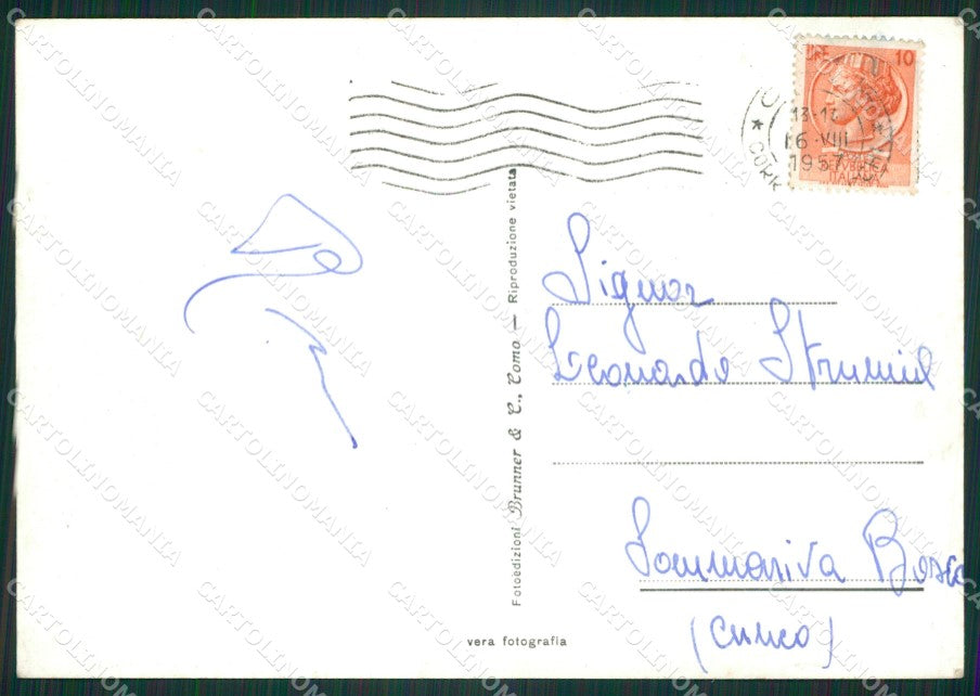 Trento Riva del Garda Barche Foto FG cartolina ZKM7024 – retro