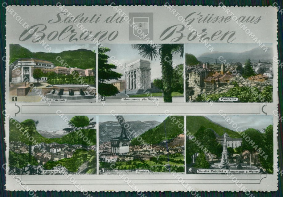 Bolzano Città Saluti da Foto FG cartolina ZKM7052 – fronte