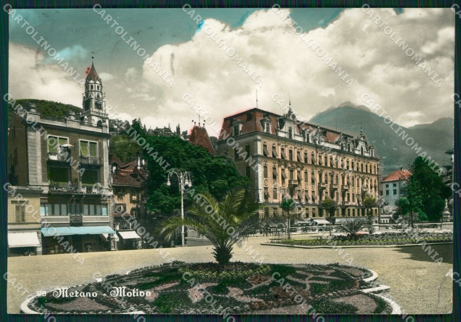 Bolzano Merano PIEGHINE Foto FG cartolina ZKM7058 – fronte