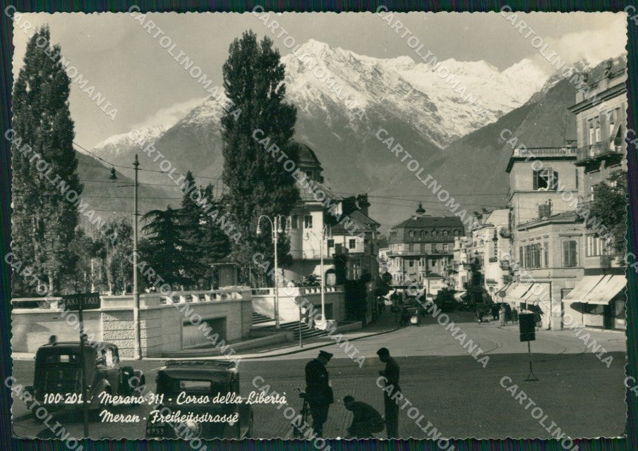 Bolzano Merano Auto Foto FG cartolina ZKM7061 – fronte