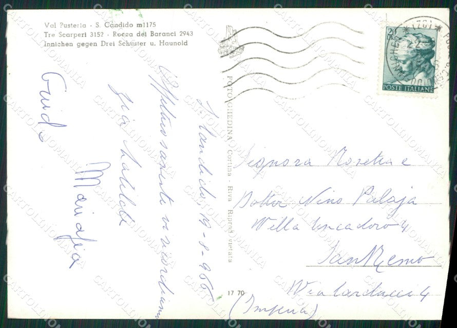 Bolzano San Candido Foto FG cartolina ZKM7072 – retro