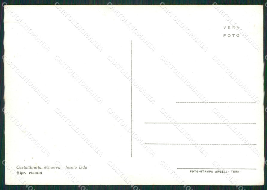Venezia Jesolo Lido di Foto FG cartolina ZKM7084 – retro