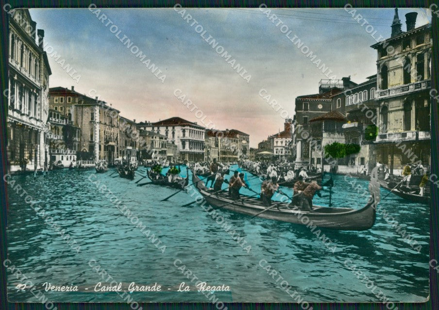 Venezia Città Regata Foto FG cartolina ZKM7087 – fronte
