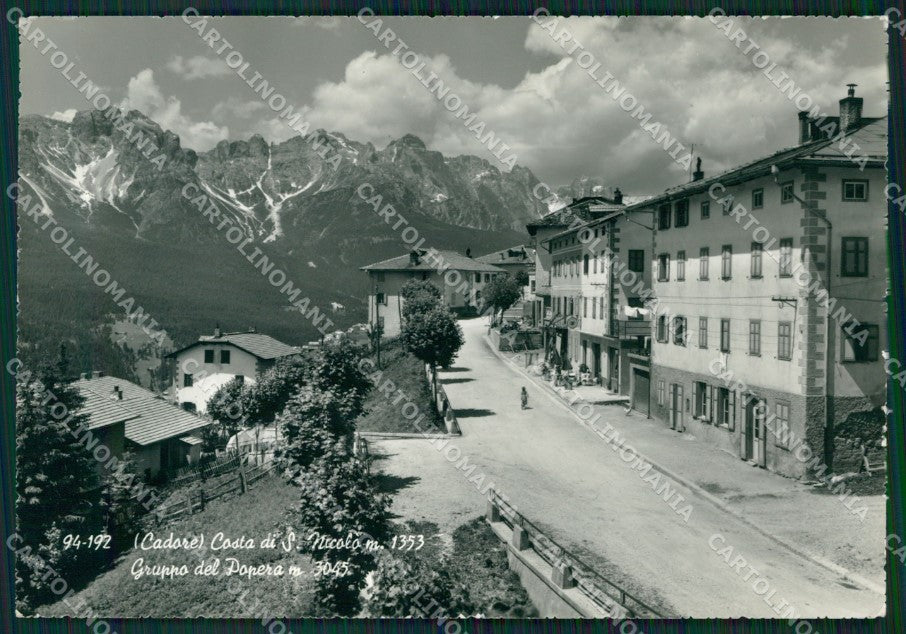 Belluno Cadore San Nicolò Costa di Foto FG cartolina ZKM7128 – fronte